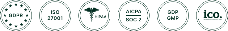 Certified and compliant badge